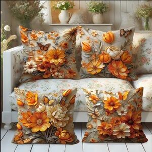 Floral Throw Pillow Covers
